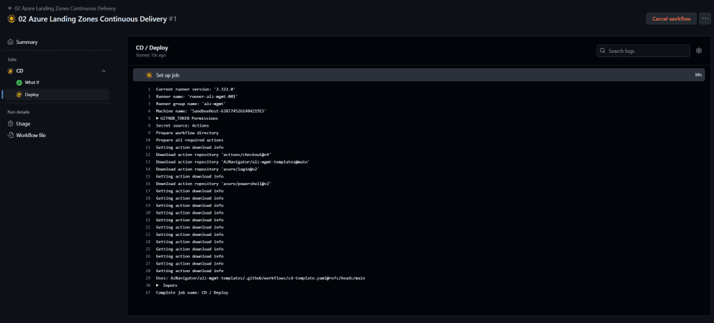 Deployment Process within GitHub Actions
